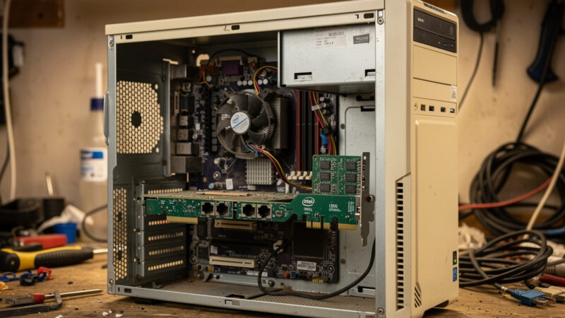 Old PC as router