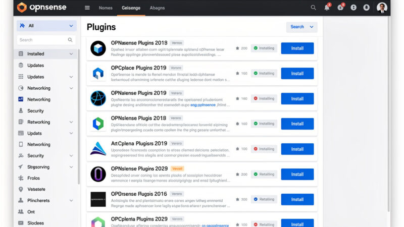 Opnsense essential plugins 2026