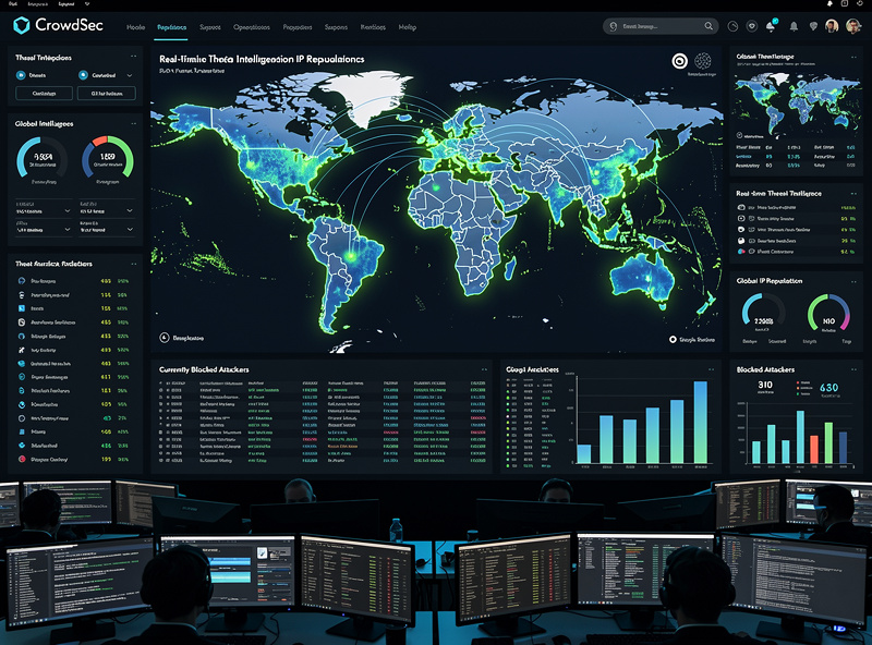 Crowdsec threat intelligence dashboard