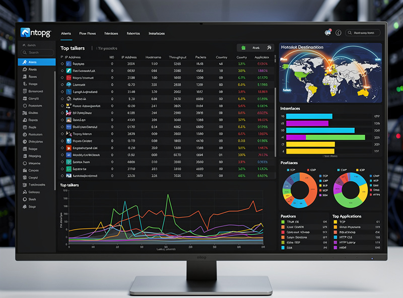ntopng real-time network traffic
