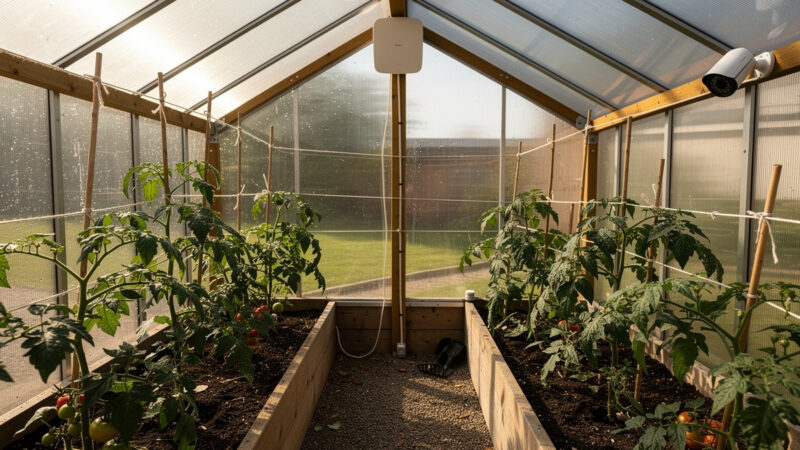 Networking a greenhouse