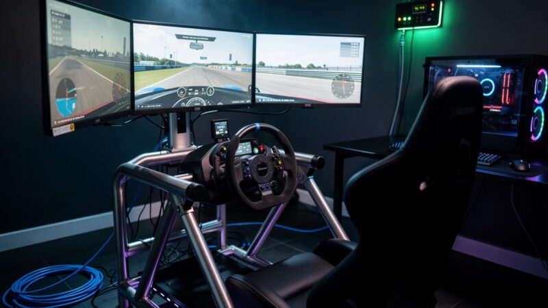 Low-latency networking for online sim racing