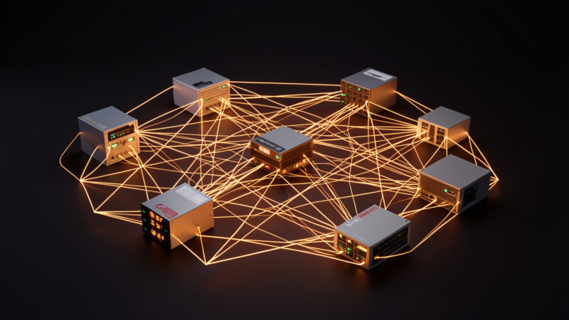 Mesh VPN connecting home network nodes directly to each other across locations