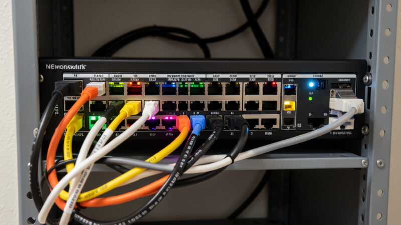 NAS network setup