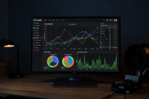 Homelab network traffic analysis dashboard showing top talkers and protocols
