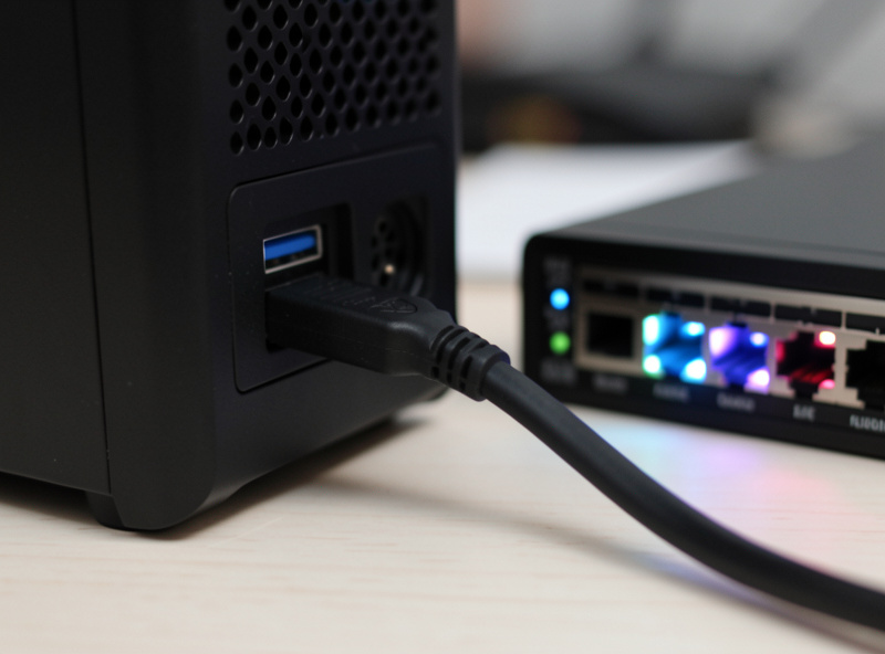 A home lab host connected by USB to a UPS, with a network switch fanning out to other servers that act as NUT secondaries