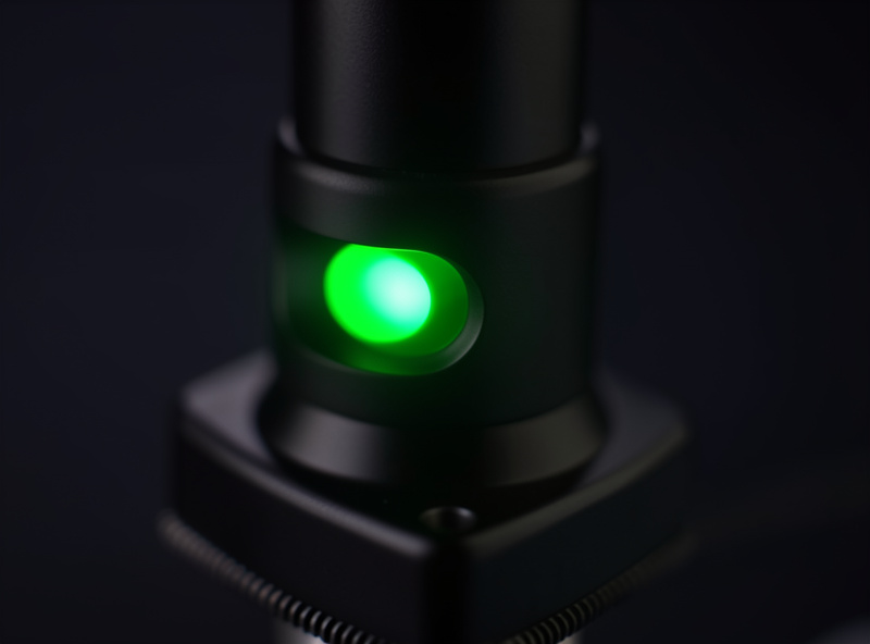 A router with a glowing status light representing firmware security updates