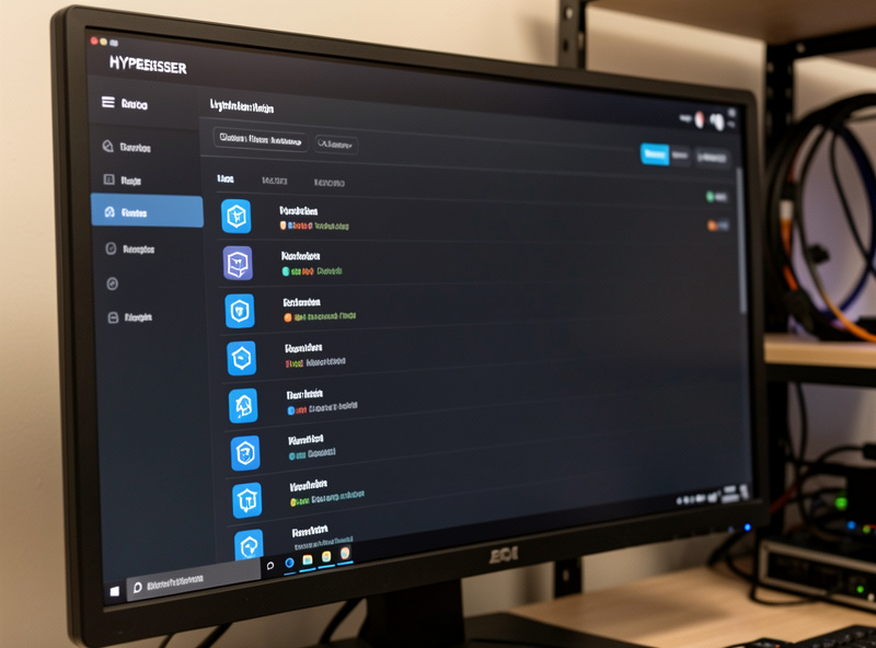 Side-by-side comparison of two hypervisor management dashboards for a home server, one showing containers and VMs together