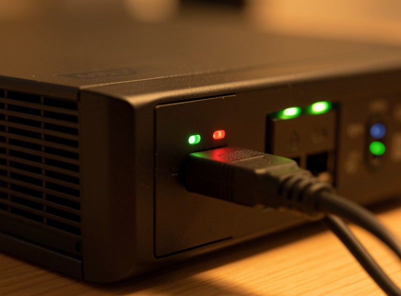 Network rack with a NAS replicating backups over a permanent VPN link to a second site