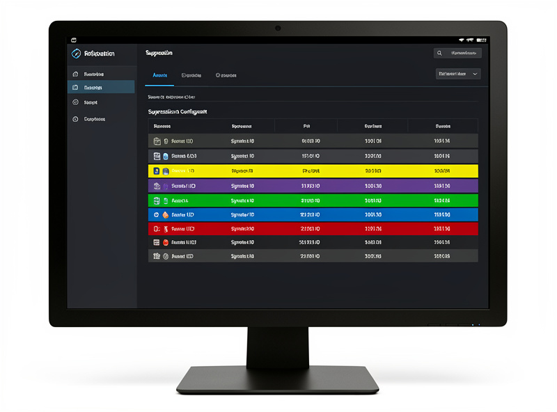 Suppression and threshold configuration silencing known-good device alerts on a home IDS