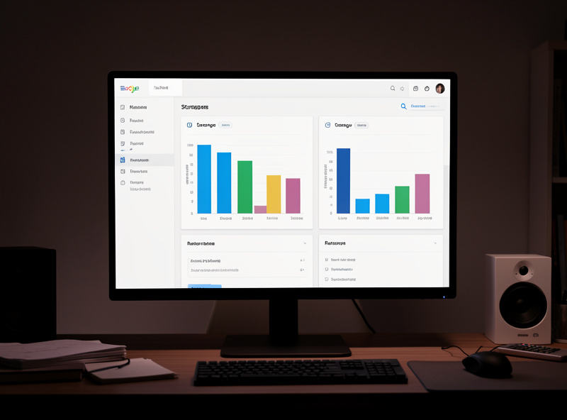 Monitor showing a storage usage dashboard with disk capacity bars and camera retention settings