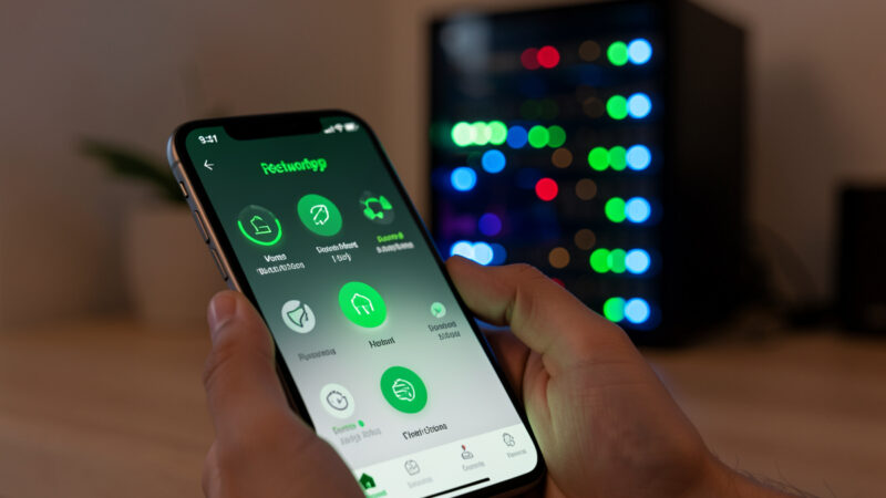 Smartphone on mobile data running an external port reachability test against a home server